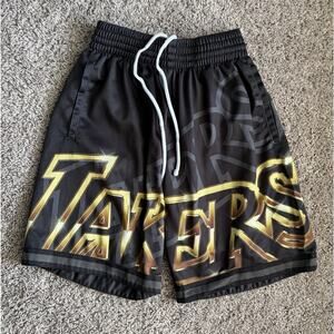 Mitchell & Ness Los Angeles Lakers NBA Hardwood Classics Black Gold Shorts